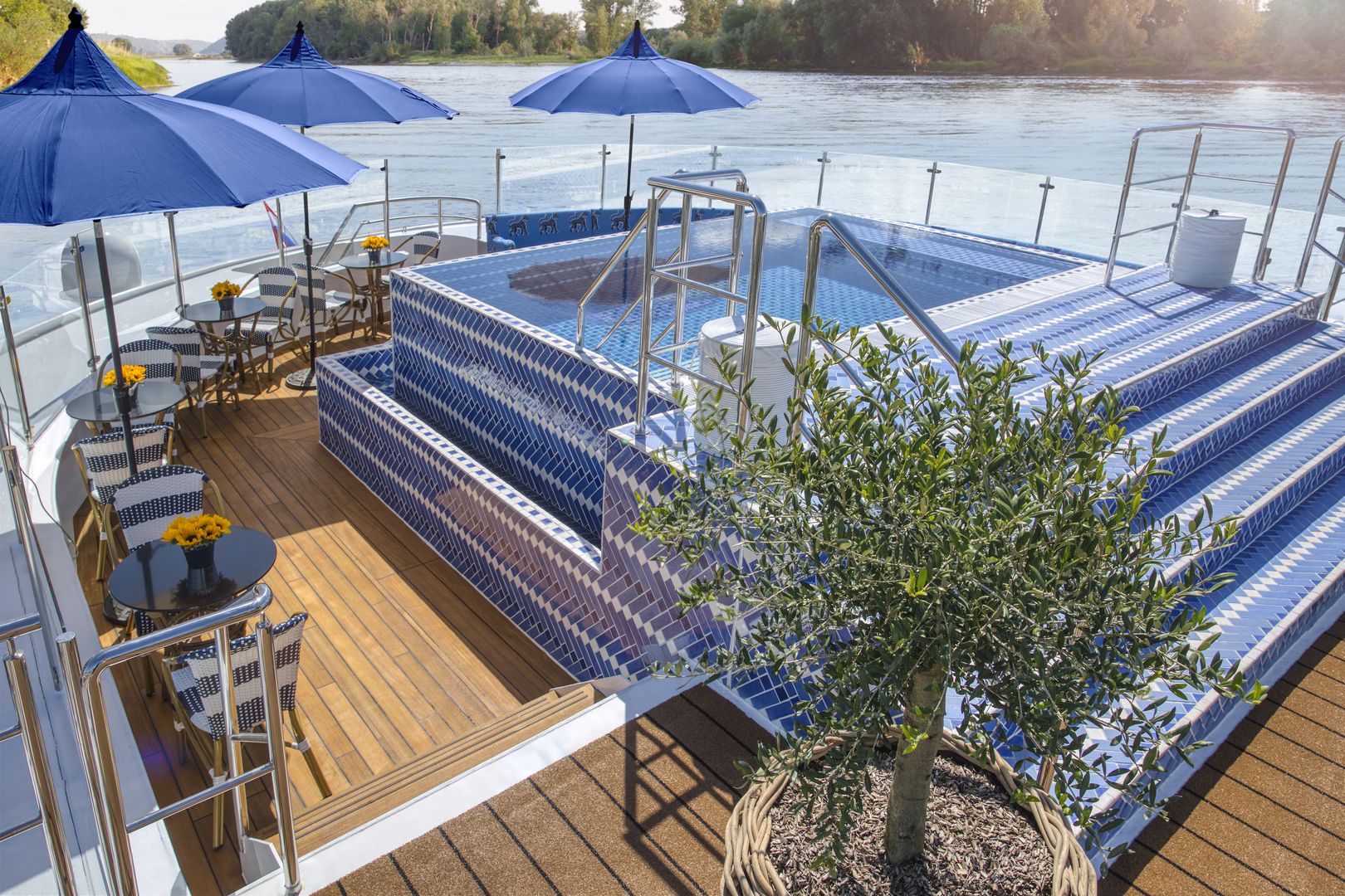 Uniworld Boutique River Cruises - S.S. Bon Voyage - Pool Sun deck.jpg